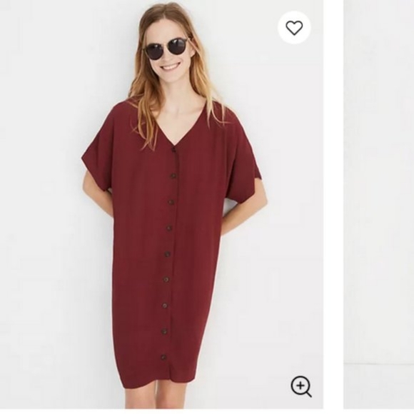Madewell Button-Front Easy Dress - Picture 4 of 4